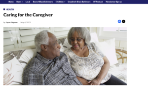 Caring for the Caregiver